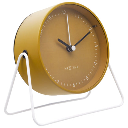 ⏰ Berlin Table Wekker 14x13x7cm - Metaal Design