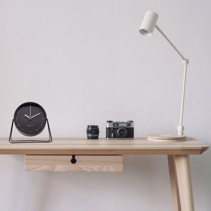 ⏰ Berlin Table Wekker 14x13x7cm - Metaal Design