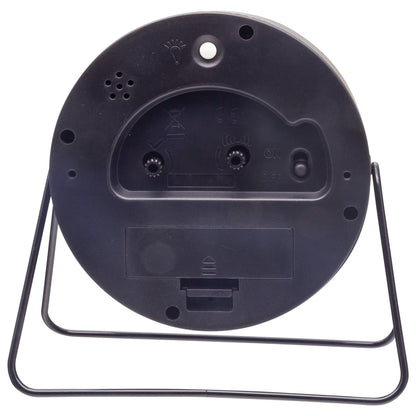 ⏰ Berlin Table Wekker 14x13x7cm - Metaal Design