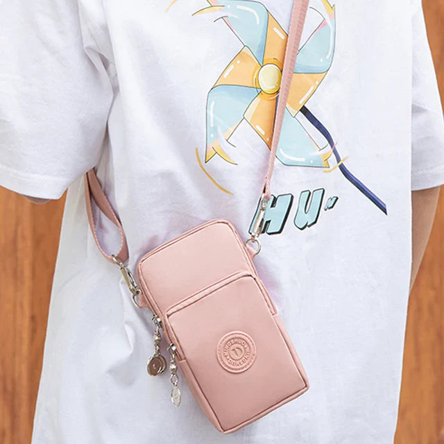 💧 Waterproof Oxford Telefoontas - Stijlvolle Crossbody voor Moderne Vrouw