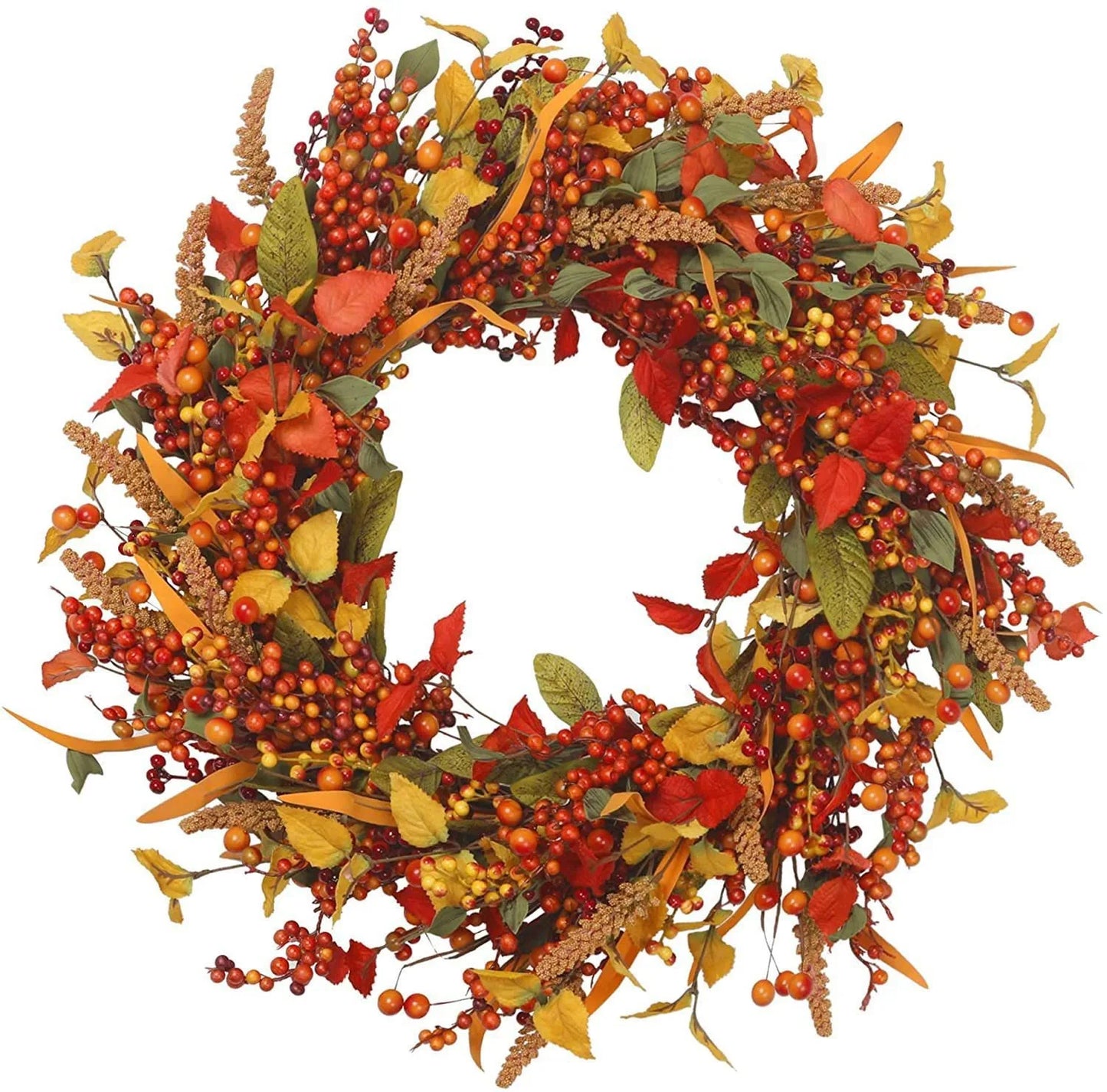 🍂 Herfst Luxe Thanksgiving & Kerst Deurdecoratie
