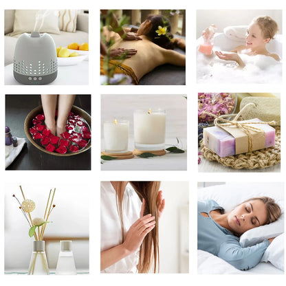 🌿 Etherische Olie 30ml - Aromatherapie Diffuser Olie Lavendel, Eucalyptus, Jasmijn & Meer