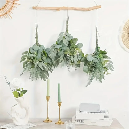 🌿 Kunstmatige Eucalyptus Set 30 Stuks - Decoratieve Bladeren voor Bruiloft & Moederdag