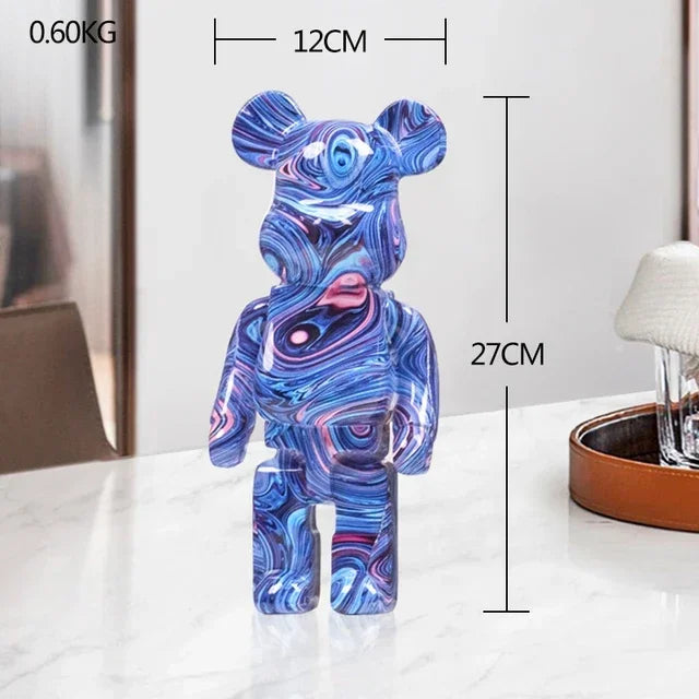 🐻 Bearbrick Designer Standbeeld - Iconische Beer voor Verzamelaars