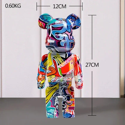 🐻 Bearbrick Designer Standbeeld - Iconische Beer voor Verzamelaars