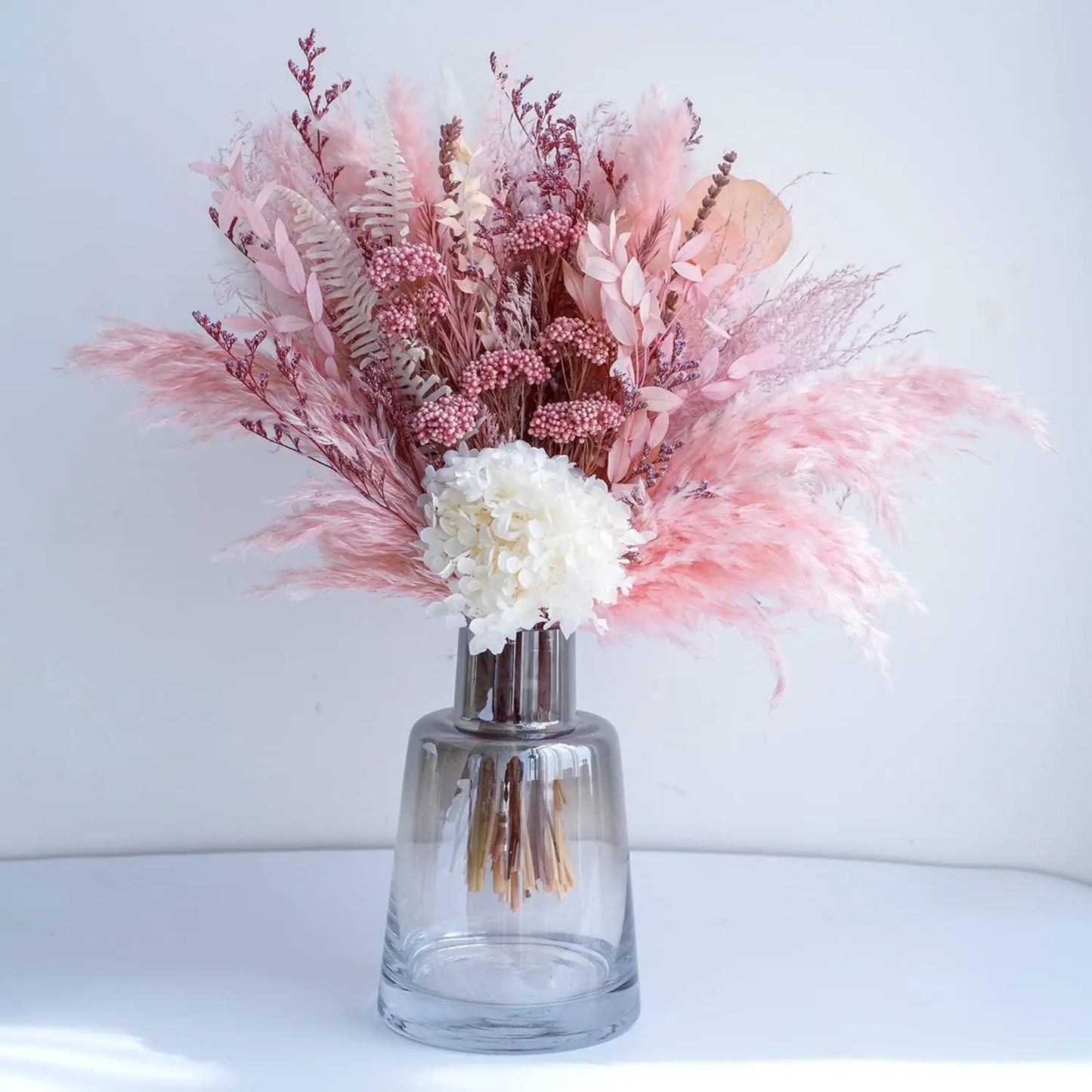 🌾 Kunstmatig Pampasgras Boeket - Boho Gedroogd Gras voor Lente, Zomer & Pasen Decoratie