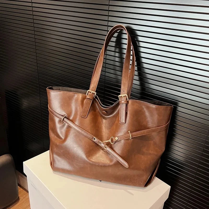 👜 Casual Draagtas Polyester - Veelzijdige Schoudertas met Grote Capaciteit & Ritssluiting