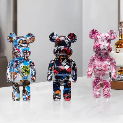 🐻 Bearbrick Designer Standbeeld - Iconische Beer voor Verzamelaars