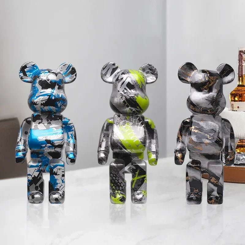 🐻 Bearbrick Designer Standbeeld - Iconische Beer voor Verzamelaars