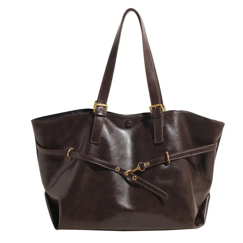 👜 Casual Draagtas Polyester - Veelzijdige Schoudertas met Grote Capaciteit & Ritssluiting
