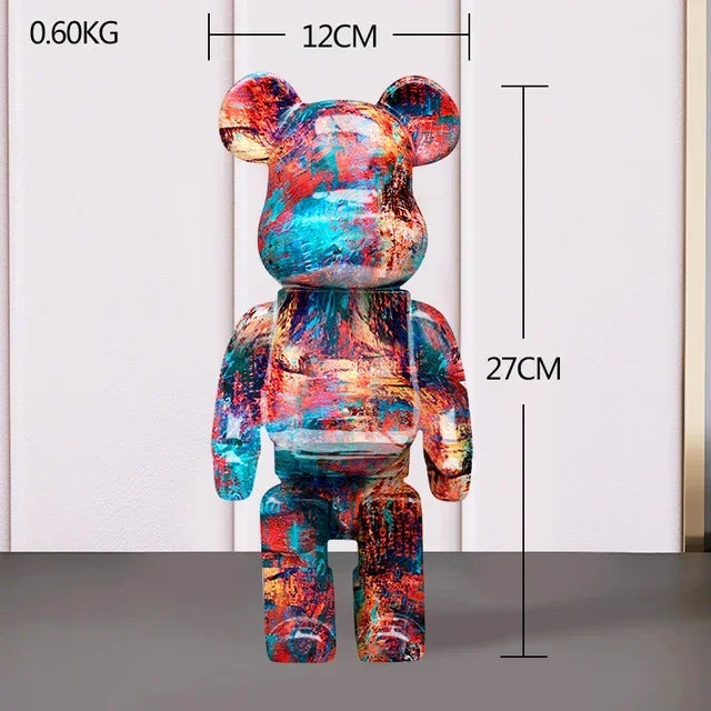 🐻 Bearbrick Designer Standbeeld - Iconische Beer voor Verzamelaars