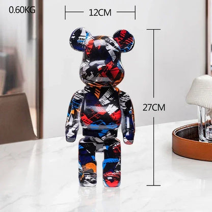 🐻 Bearbrick Designer Standbeeld - Iconische Beer voor Verzamelaars