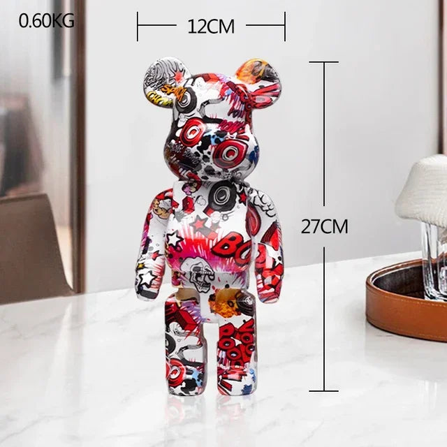 🐻 Bearbrick Designer Standbeeld - Iconische Beer voor Verzamelaars