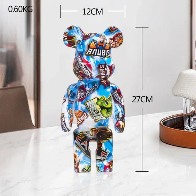 🐻 Bearbrick Designer Standbeeld - Iconische Beer voor Verzamelaars