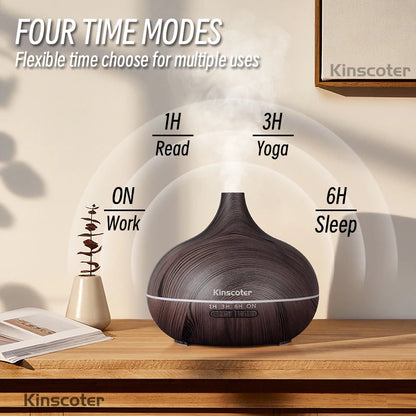💧 Aromatherapie Diffuser 500ml - Ultrasone Luchtbevochtiger