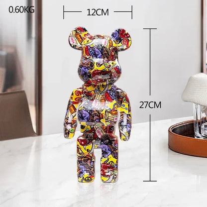 🐻 Bearbrick Designer Standbeeld - Iconische Beer voor Verzamelaars