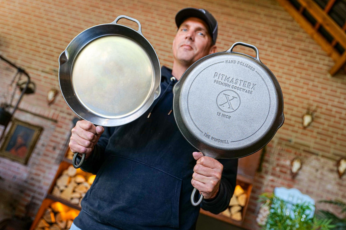 ✨ PitmasterX Hand Polished Skillet