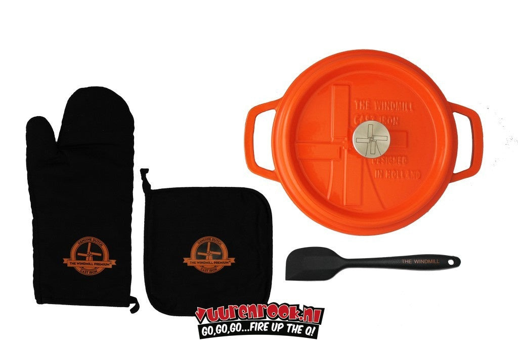🍳 The Windmill Emaille BBQ Pan Medium
