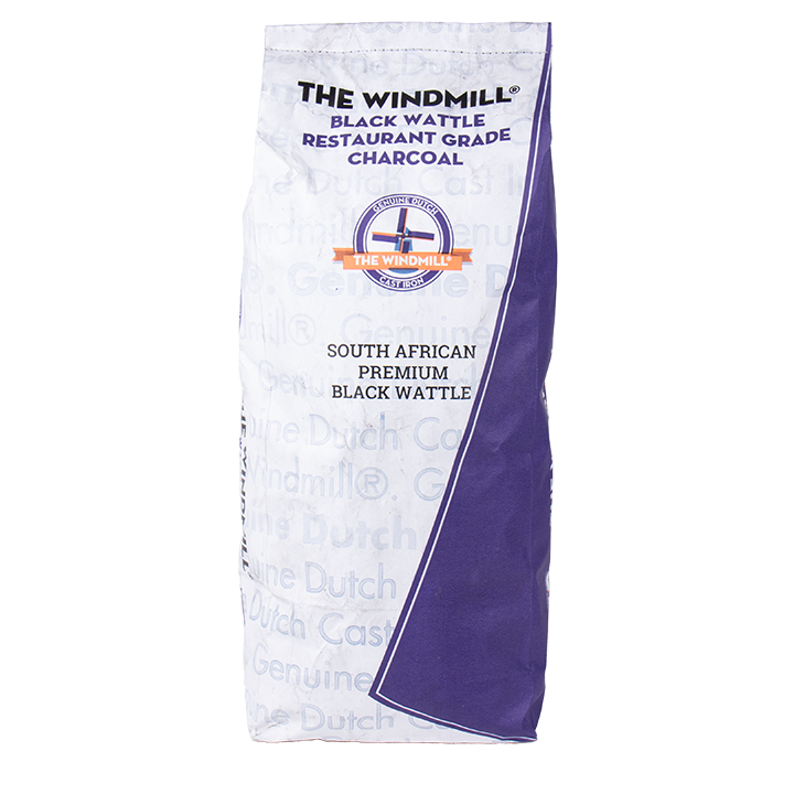 🔥 The Windmill Black Wattle Houtskool 6kg