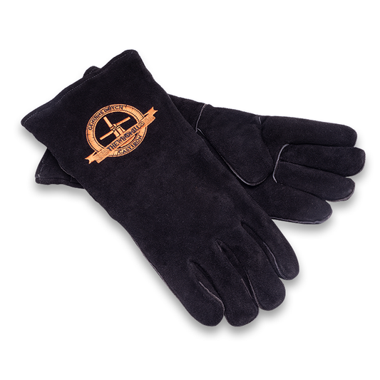 🧤 The Windmill 2 Lederen BBQ Handschoenen