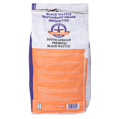 🔥 The Windmill Black Wattle Briketten 6kg