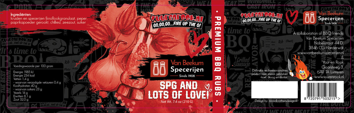 ❤️ Vuur&Rook SPG Lots Of Love Rub 210g