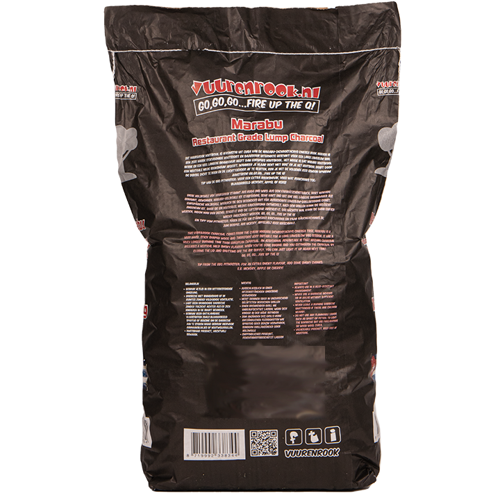 🔥 Vuur&Rook Marabu Houtskool 10kg