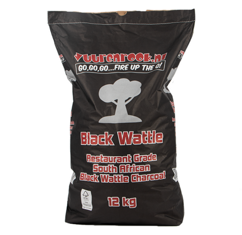 🔥 Vuur&Rook Black Wattle Houtskool 12kg