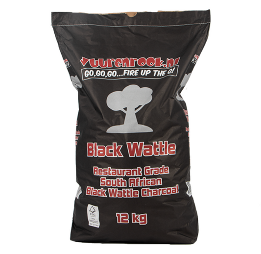 🔥 Vuur&Rook Black Wattle Houtskool 12kg