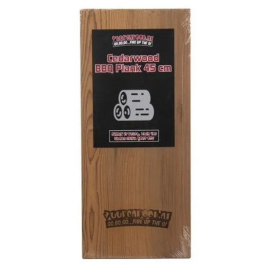 🌲 Vuur&Rook Cedar Rookplank 45cm Xtra Dik