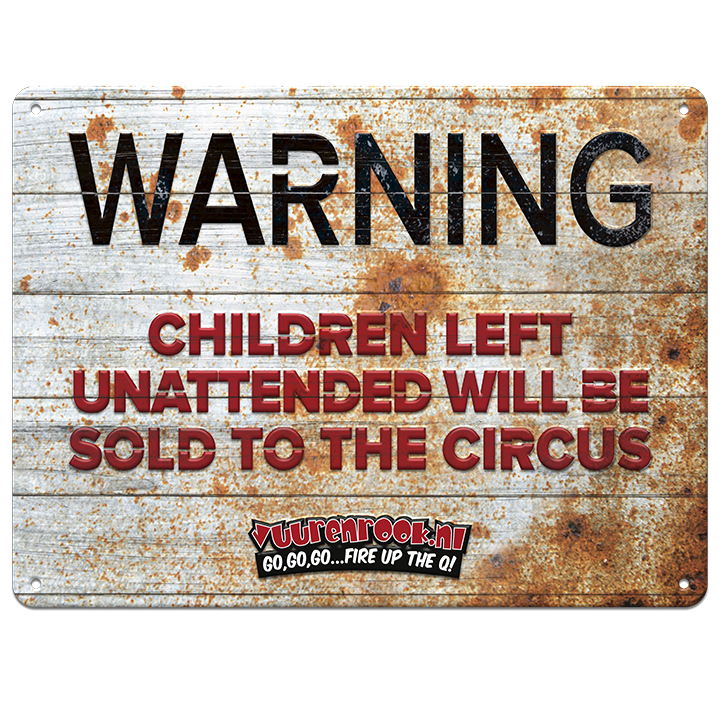 🎪 Vuur&Rook Circus Mancave Sign