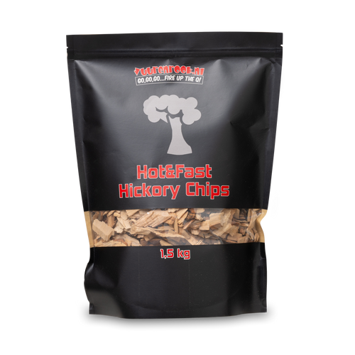 Vuur&Rook Hot&Fast Hickory Chips 1,5 kg