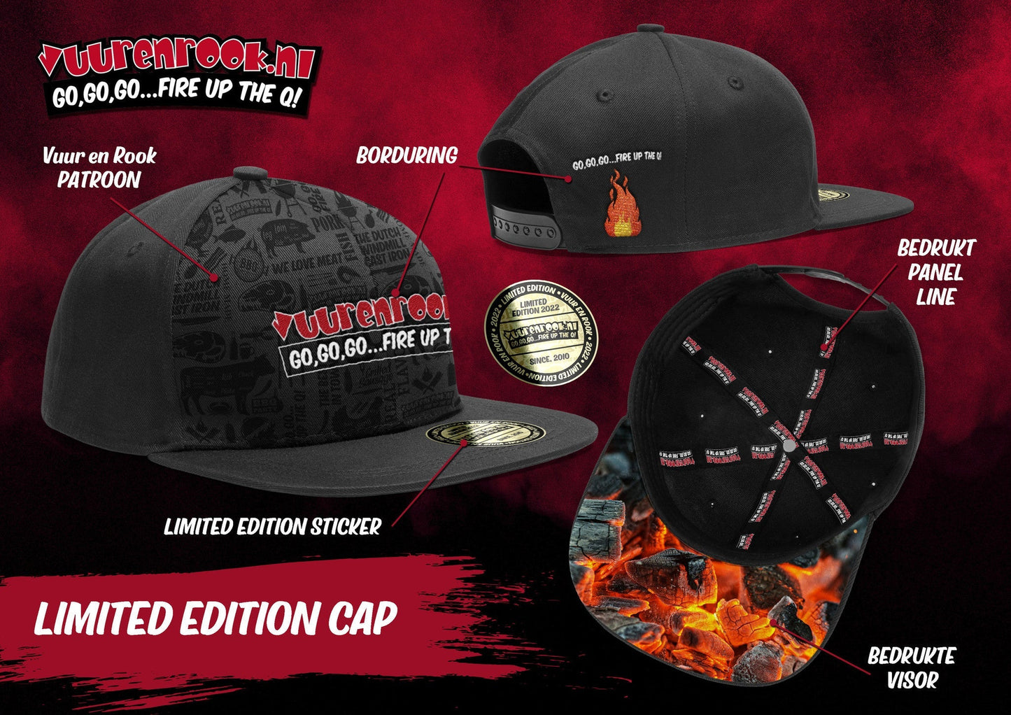 🧢 Vuur&Rook Custom Cap Limited Edition