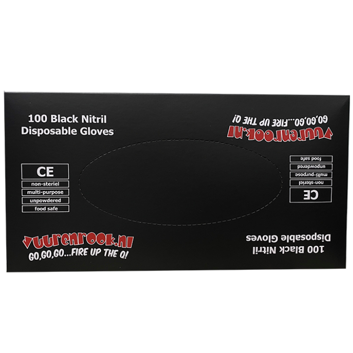 🧤 Vuur&Rook Nitril Handschoenen 100st Large