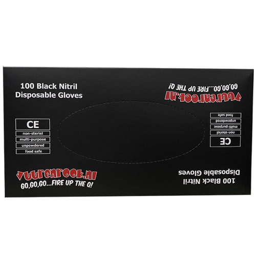 🧤 Vuur&Rook Nitril Handschoenen 100st Large