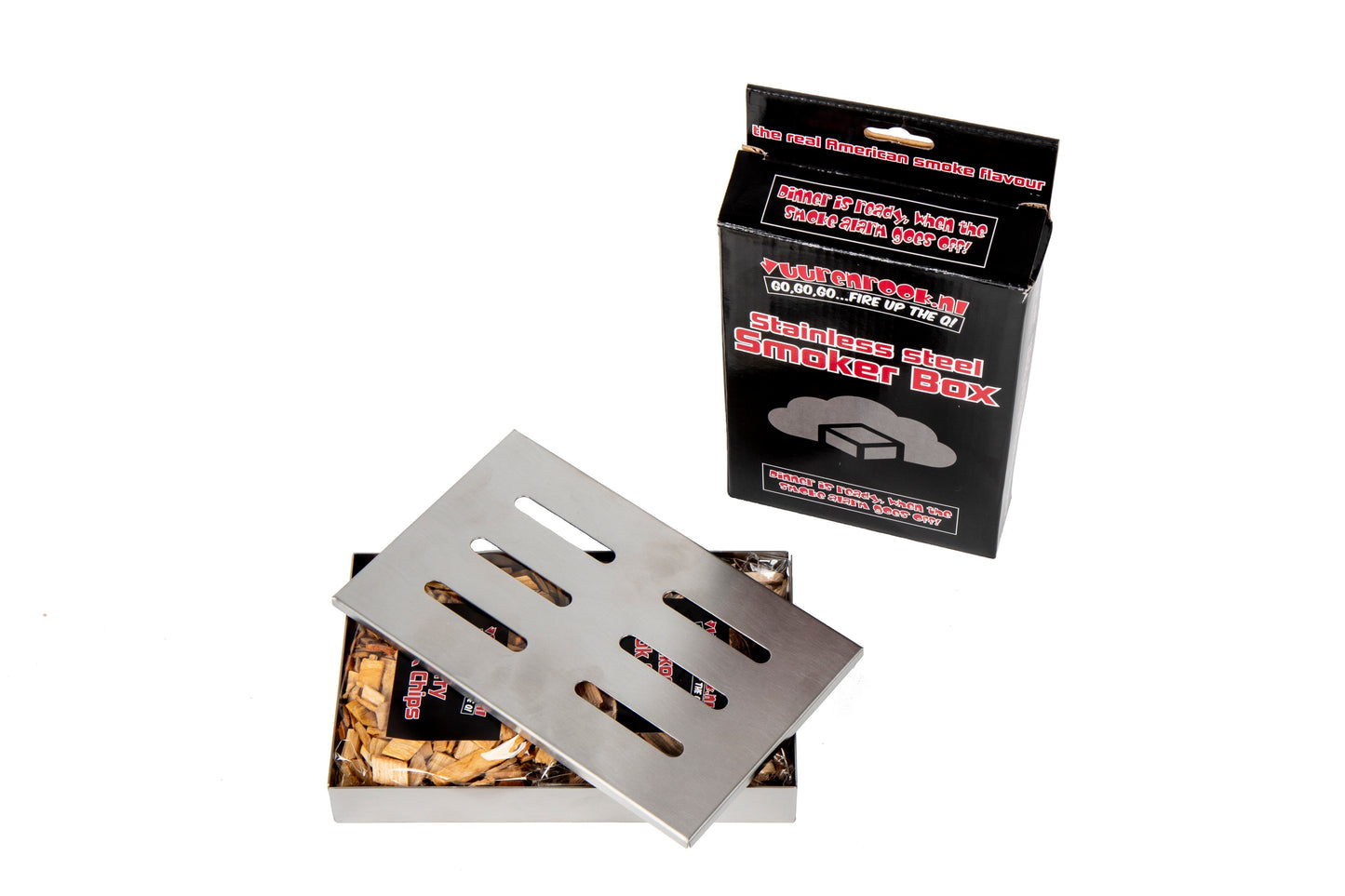 💨 Vuur&Rook RVS Smoker Box
