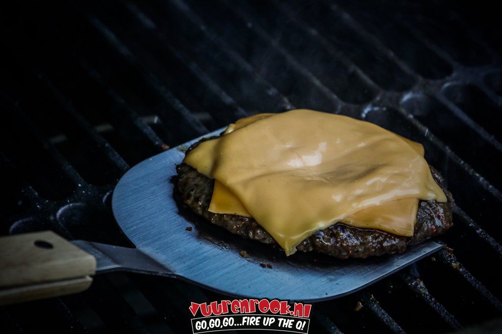 🍔 Vuur&Rook Xtra Long RVS Burger Flipper